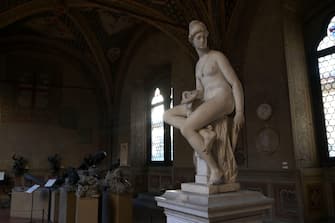 An inside view of the Bargello museum, which is the first state museum complex in Florence to reopen its doors to visitors, in Florence, Italy, 18 January 2021. Italy fights with the second wave of pandemic of the SARS-CoV-2 coronavirus which causes the Covid-19 disease.
ANSA/ CLAUDIO GIOVANNINI