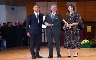 Milano - Consegna degli Ambrogini d'\'' Oro di parte del sindaco Giuseppe Sala e Elena Buscemi al Teatro Dal Verme, Gran Medaglia D'\'' Oro all'\'' Ispi  Paolo Magri (Milano - 2024-12-07, Duilio Piaggesi) p.s. la foto e'\'' utilizzabile nel rispetto del contesto in cui e'\'' stata scattata, e senza intento diffamatorio del decoro delle persone rappresentate