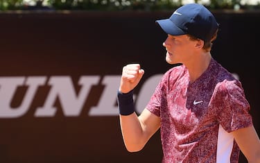 I match di Sinner a Roma nel 2021