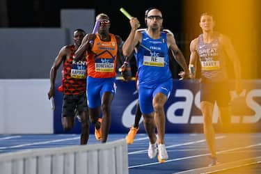 NASSAU, BAHAMAS - MAY 4: Liemarvin Bonevacia of the Netherlands during Day 1 of the World Athletics Relays Bahamas 24 at Thomas Robinson Stadium  on May 4, 2024 in Nassau, Bahamas. (Photo by Erik van Leeuwen/BSR Agency/Getty Images)