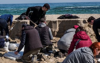 Odessa spiaggia trincee