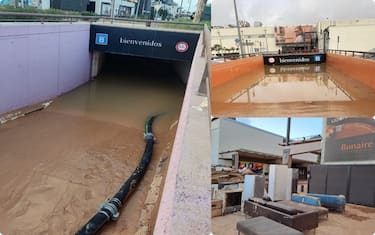 Alluvione a Valencia, allagato parcheggio centro commerciale. I sub: “È un  cimitero”. FOTO | Sky TG24