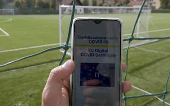 Telefonino con Green pass
