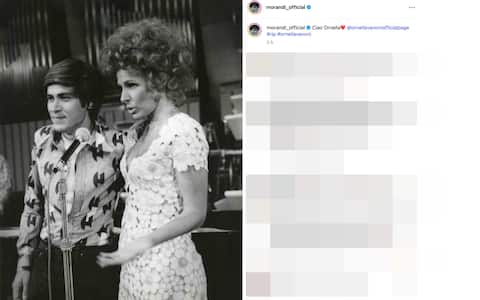 Ornella Vanoni ricordi social