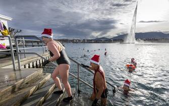 Bagno vestiti da Babbo Natale