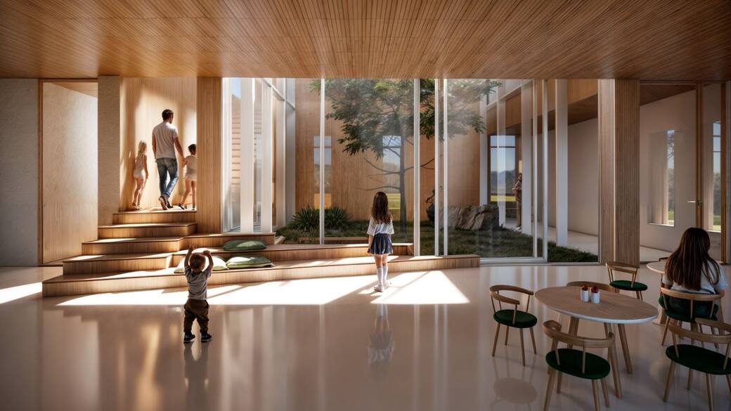 render LAP architettura