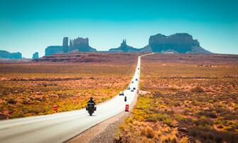 on the road