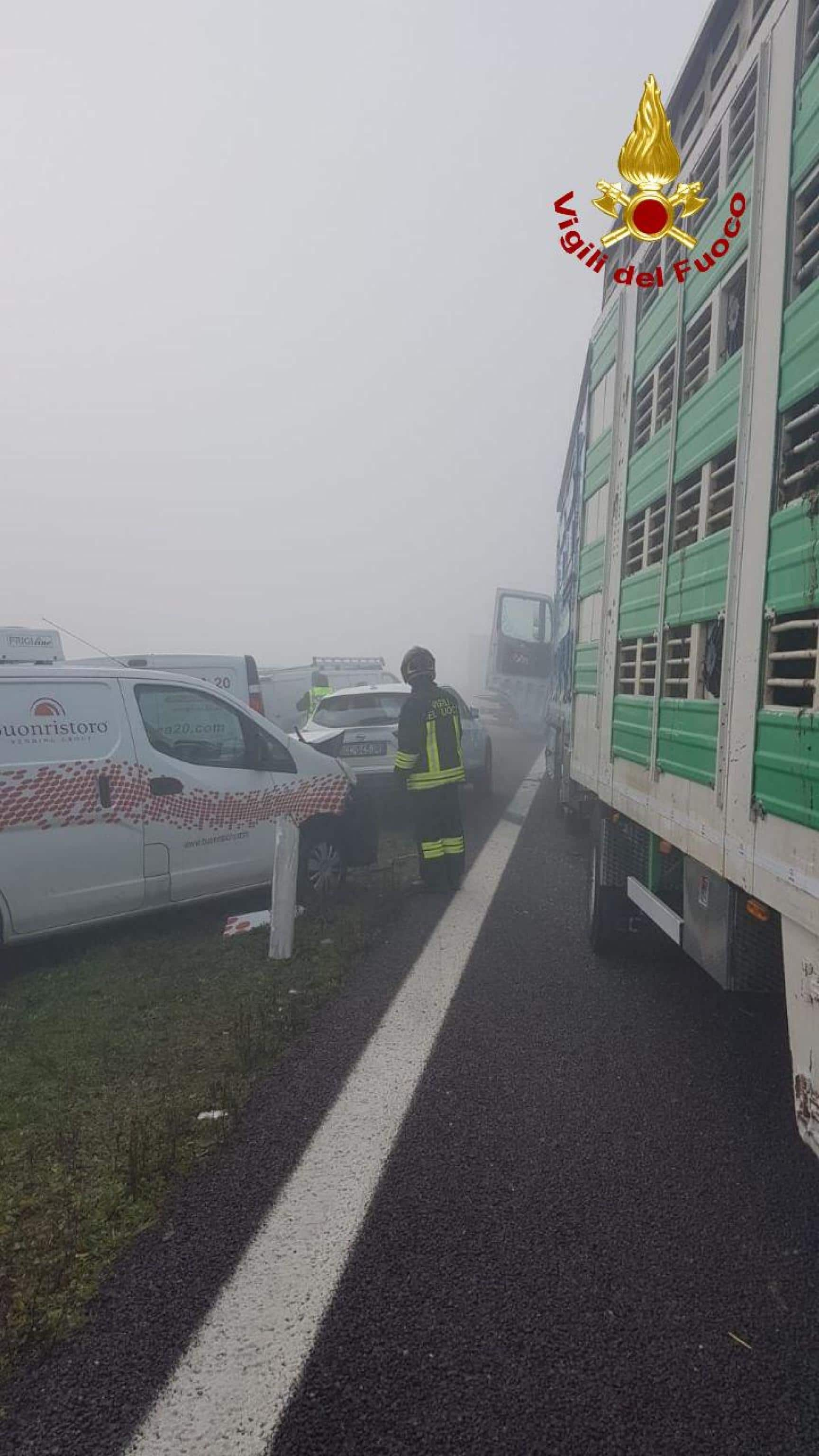 Incidente Autostrada A22 Oggi, Maxi Tamponamento A Causa Della Nebbia ...