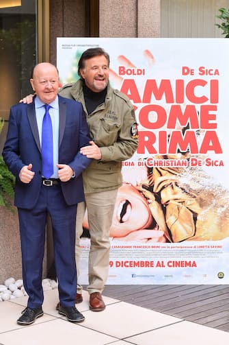 Foto Damiano Guberti
10-12-2018 Roma - Hotel Visconti
spettacolo
Photocall Film "Amici come prima"
nella foto: Massimo Boldi, Christian De Sica