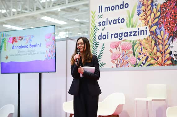 Salone Internazionale del Libro di Torino, la presentazione del programma con la direttrice Annalena Benini. Credits Giulia Travaglio