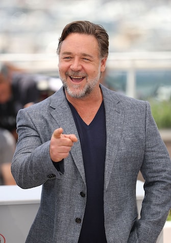 CANNES, FRANCE - MAY 15:  Russell Crowe attends 'The Nice Guys (The Nice Guys-LA Detectives)' - Photocall at the annual 69th Cannes Film Festival at Palais des Festivals on May 15, 2016 in Cannes, France.  (Photo by Mike Marsland/Mike Marsland/WireImage)