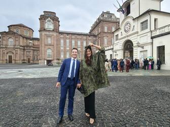 VENARIA - VENARIA REGGIA ALENA SEREDOVA CON IL MARITO ALESSANDRO NASI INVITATA AL MATRIMONIO Gessica Notaro sposa Filippo Bologni alla Reggia di Venaria (VENARIA - 2023-09-18, Costantino Sergi) p.s. la foto e' utilizzabile nel rispetto del contesto in cui e' stata scattata, e senza intento diffamatorio del decoro delle persone rappresentate