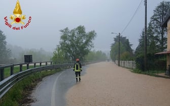 un vigile del fuoco