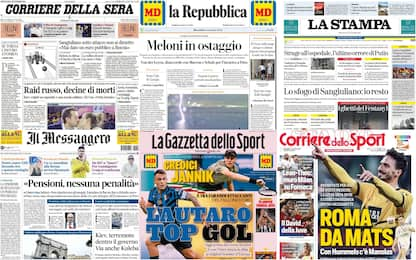 Le prime pagine dei quotidiani di oggi 4 settembre: la rassegna stampa