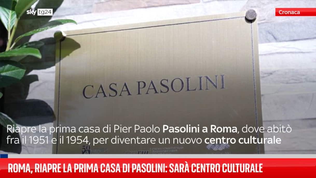 roma riapre prima casa di pasolini sar224 centro culturale