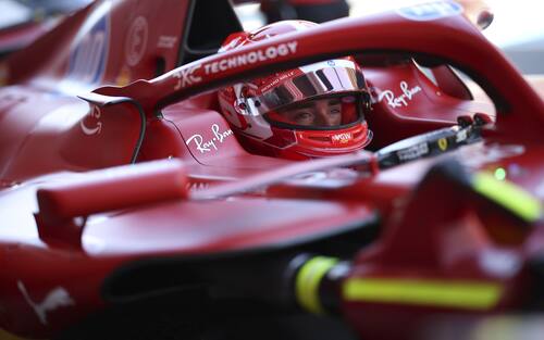 LECLERC Charles (mco), Scuderia Ferrari SF-24, portrait during the Formula 1 Aramco Gran Premio de Espana 2024, 10th round of the 2024 Formula One World Championship from June 21 to 23, 2024 on the Circuit de Barcelona-Catalunya, in Montmelo, Spain