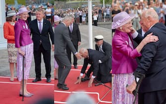 Re Harald V e sua moglie la Regina Sonja
