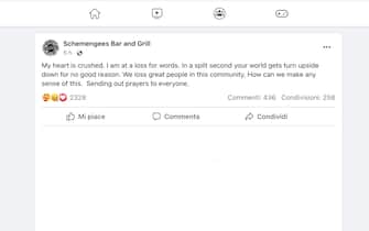 Il post del ristorante dove è avvenuta la sparatoria