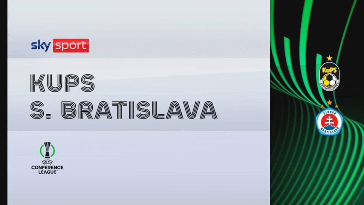 KuPS-Slovan Bratislava 3-1: gol e highlights | Video Sky Sport