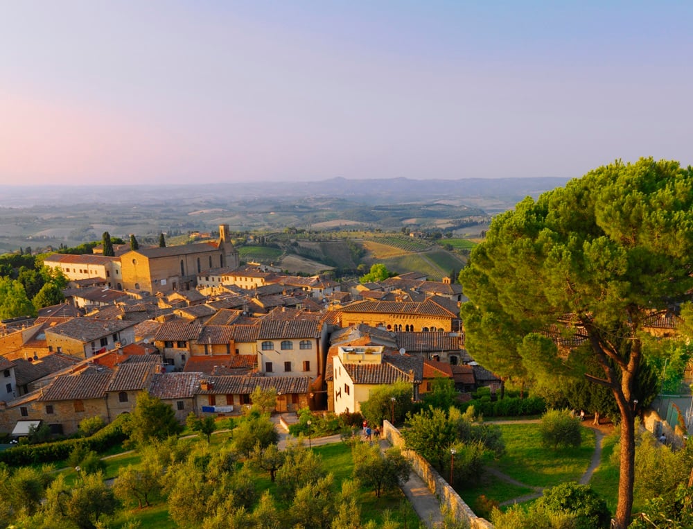 Uno scorcio tra le colline toscane. Colline toscane