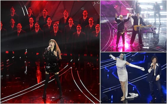 Cover evening at Sanremo 2024, all the duets.  PHOTO