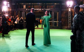 epa10345509 Britain's William, Prince of Wales (L) and Catherine, Princess of Wales (R), attend the second annual Earthshot Prize Awards ceremony at the MGM Music Hall, in Boston, Massachusetts, USA, 02 December 2022.  EPA/BRIAN SNYDER / POOL