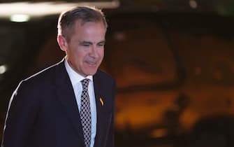 epa08238997 Governor of the Bank of England, Mark Carney arrives at a historic site after the first meeting of Finance ministers and central bank governors of the G20, in Riyadh, Saudi Arabia, 22 February 2020. Finance ministers and central bank governors of the G20 are meeting in Riyadh on 22-23 February. Saudi Arabia will be hosting the 2020 G20 Leaders' Summit scheduled for 21-22 November.  EPA/YAHYA ARHAB