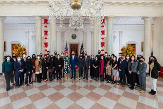 L’amministrazione Biden e tutto lo staff alla Casa Bianca negli scorsi giorni hanno anche festeggiato il Lunar Year