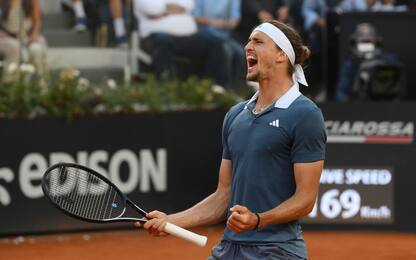 Tennis, Internazionali Italia: Zverev batte Jarry e vince il torneo