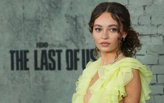 Nico Parker arrives at HBO's THE LAST OF US Premiere held at the Regency Village Theater in Westwood, CA on Monday, ​January 9, 2023. (Photo By Sthanlee B. Mirador/Sipa USA)