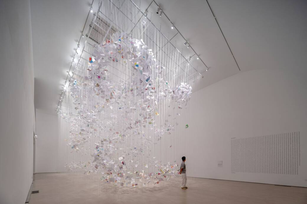 Chiharu Shiota. What do you wish for?, 2024. Photo ERJIAN PHOTO (FANG ZHENG, JI HE)