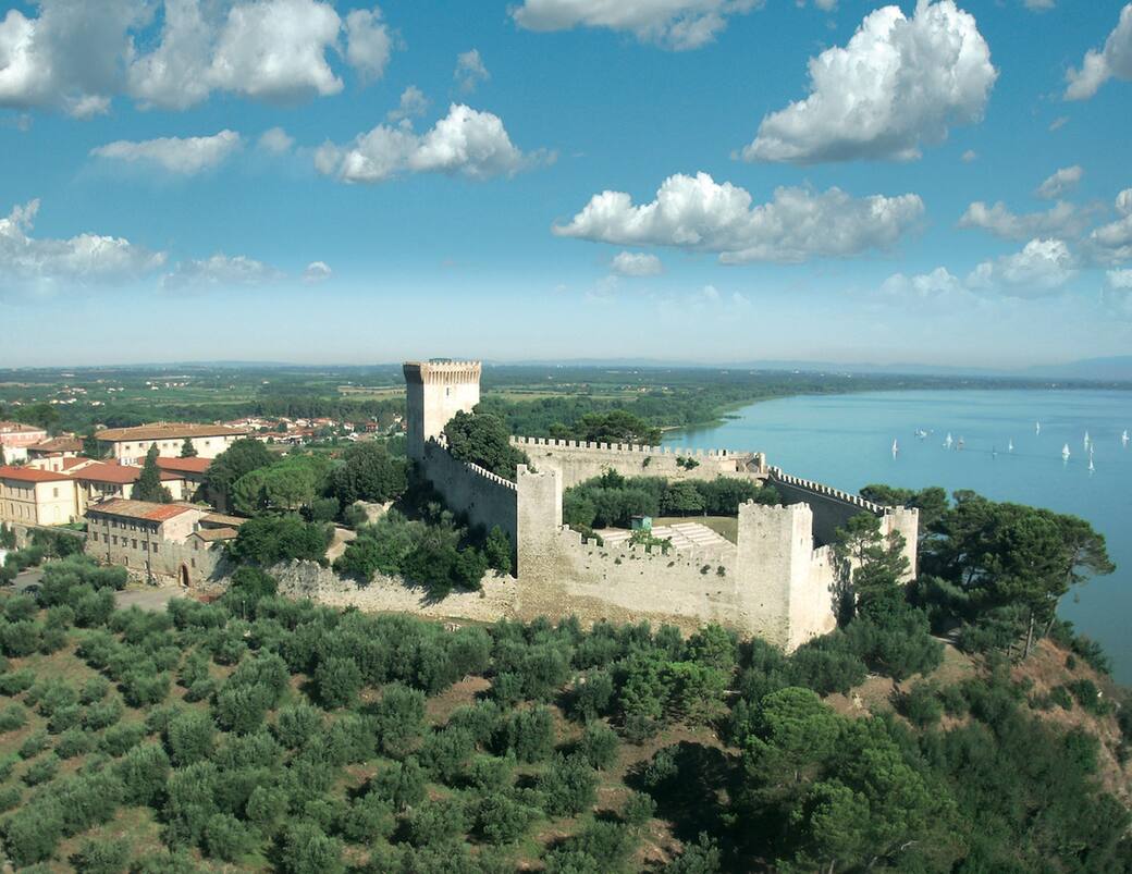 Borgo fortificato di Castiglione del Lago (sul Trasimeno) PG, Umbria