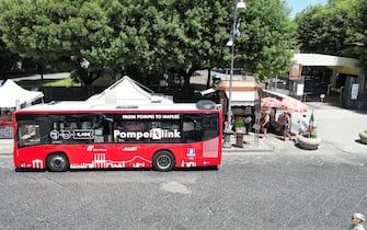 Il bus navetta Pompei Link