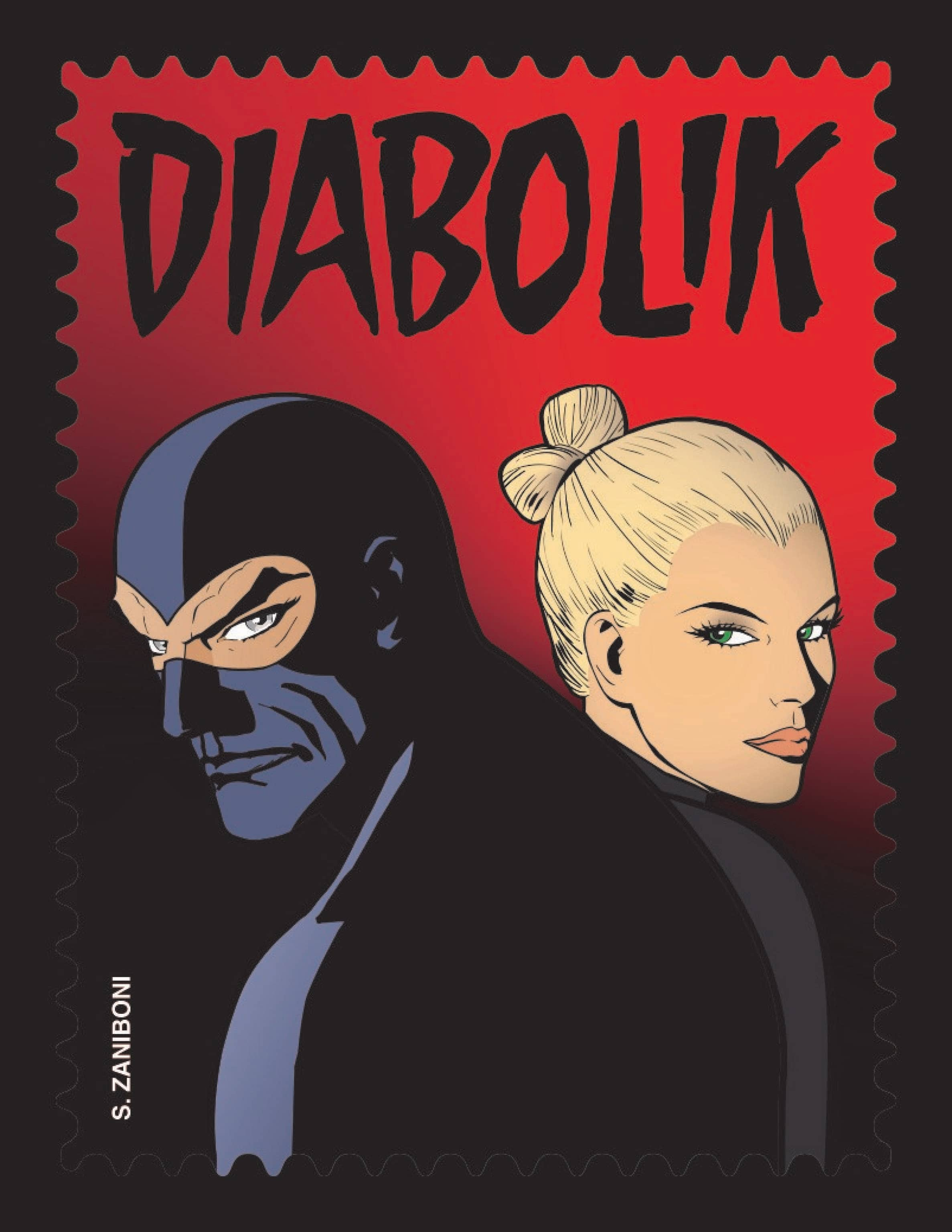 Diabolik, fumetto italiano ''promosso'' a francobollo, Roma, 10 Ottobre 2022. ANSA/US