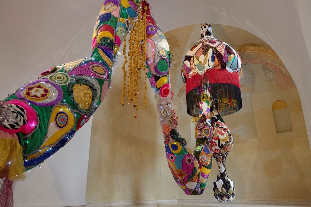 Joana Vasconcelos-Sainte Réparate. Photo ©Dave Bruel