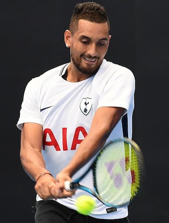 AUSTRALIA TENNIS NICK KYRGIOS TRAINING