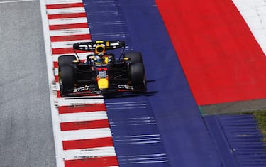 RED BULL RING, AUSTRIA - JUNE 30: Sergio Perez, Red Bull Racing RB19 during the Austrian GP at Red Bull Ring on Friday June 30, 2023 in Spielberg, Austria. (Photo by Steven Tee / LAT Images)