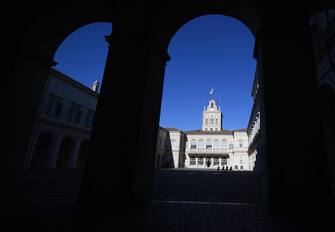 The Quirinal Palace in Rome, Italy, 28 January 2021.Italian President Sergio Mattarella is holding consultations after resignation of Italian premier Giuseppe Conte.  ANSA/ ETTORE FERRARI