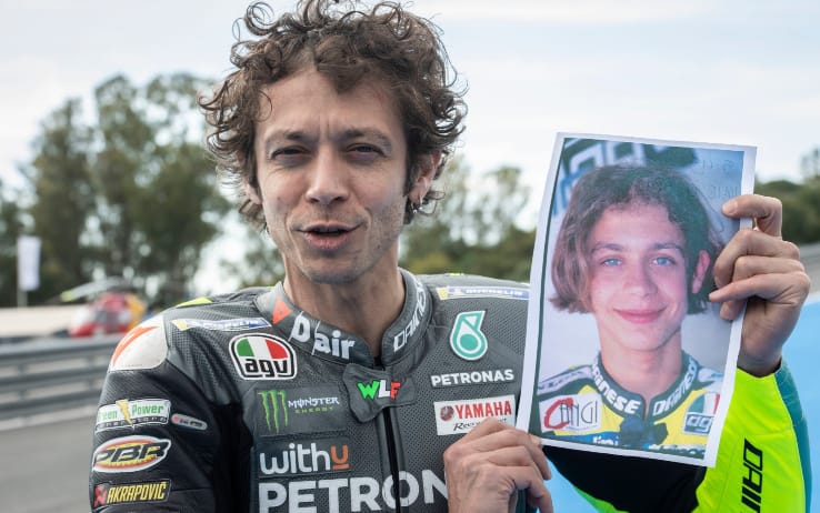 Rossi, 25 anni fa il debutto