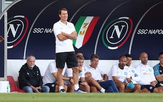 Foto Alessandro Garofalo/LaPresse
02 Agosto 2023 Castel di Sangro, Italia - 
SSC Napoli vs Girona FC - amichevole estive Stadio Teofilo Patini.
Nella foto: Aurelio De Laurentiis Presidente (SSC Napoli);Rudi Garcia allenatore (SSC Napoli); 

August 02 , 2023 Castel di Sangro, Italy - 
SSC Napoli vs Girona FC , sport soccer,  summer friendly match 
Teofilo Patini stadium.
In the pic: Aurelio De Laurentiis President of (SSC Napoli);Rudi Garcia coach (SSC Napoli);