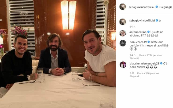 Giovinco, Pirlo, Totti