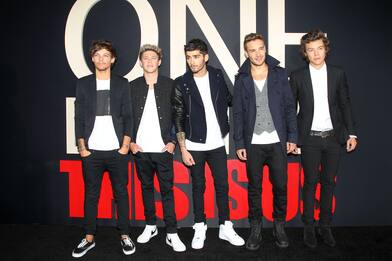 - New York, NY 8/26/13 - The World Premiere of Tri Star Pictures` "ONE DIRECTION: THIS IS US".  The film opens nationwide August 30, 2013.

-PICTURED: One Direction (Louis Tomlinson, Niall Horan, Zayn Malik, Liam Payne, Harry Styles)
-PHOTO by: Dave Allocca/Startraksphoto.com
-LOCATION: Ziegfeld Theatre
-DA9778983

Editorial - Rights Managed Image - Please contact www.startraksphoto.com for licensing fee

Startraks Photo
New York, NY
For licensing please call 212-414-9464 or email sales@startraksphoto.com