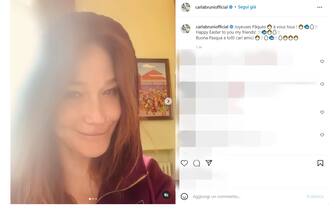 post per Pasqua di Carla Bruni