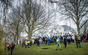 dimostrazione contro la guerra in Olanda