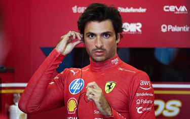 SAINZ Carlos (spa), Scuderia Ferrari SF-24, portrait during the Formula 1 Azerbaijan Grand Prix 2024, 17th round of the 2024 Formula One World Championship from September 13 to 15, 2024 on the Baku City Circuit, in Baku, Azerbaijan