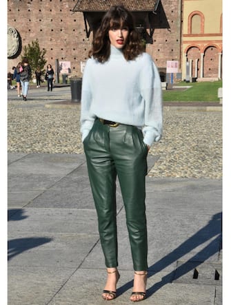 Mfw 2020, star at Philosophy catwalk

