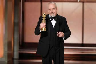 LOS ANGELES - JANUARY 7: Paul Giamatti at the 81st Golden Globe Awards held at the Beverly Hilton in Beverly Hills, California on Sunday, January 7, 2024. 


(Sonja Flemming/CBS via Getty Images) ***Paul Giamatti  ***