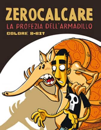 La copertina di 'La profezia dell'armadillo', di Zerocacare, romanzo di formazione a fumetti del disegnatore romano, fenomeno delle graphic novel italiane, 26 aprile 2013. ANSA/WWW.ZEROCALCARE.IT +++ EDITORIAL USE ONLY - NO SALE +++