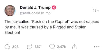 L’assalto al Congresso “non è stato causato da me ma è stato causato dalle elezioni rubate”. Lo afferma Donald Trump in uno degli otto messaggi pubblicati sul suo social Truth