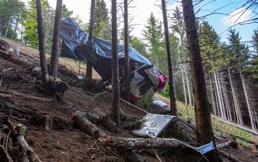 Reportage dalla citta Stresa e dal Mottarone dove domenica un incidente alla funivia ha provocato una strage